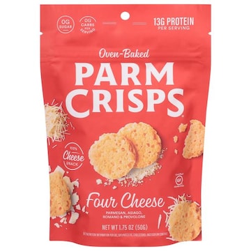 Parm Crisps Cheese Snack, Four Cheese, Oven-Baked