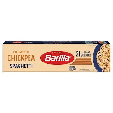 Barilla Chickpea Spaghetti Pasta - Vegan, Gluten Free, Non GMO & Kosher - High Protein Pasta Made with Plant Based Protein
