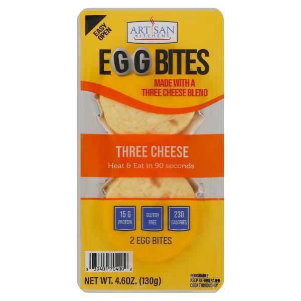 Artisan Kitchens Egg Bites, Three Cheese Publix Super Markets