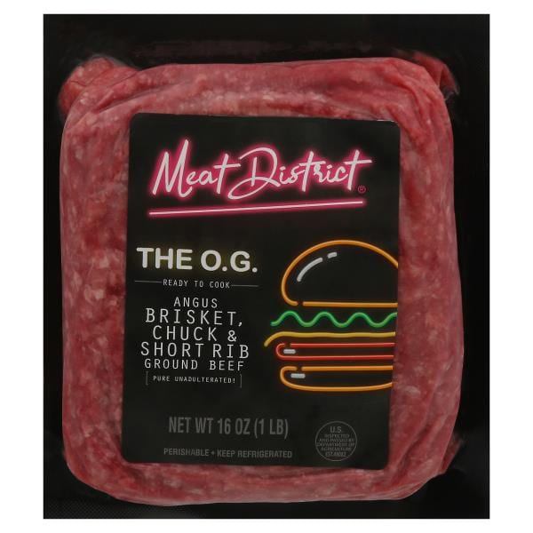 Meat District The O.G. Ground Beef, Angus, Brisket Chuck & Short Rib Publix Super Markets