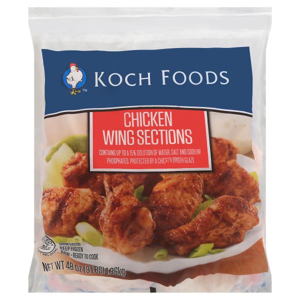 Individually Frozen Chicken Wing Sections - Koch Foods