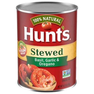 Hunt's Stewed Tomatoes Basil Garlic Oregano