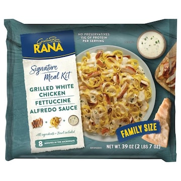 Rana Meal Kit, Signature, Grilled White Chicken Fettuccine Alfredo Sauce, Family Size