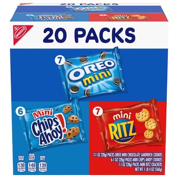 Nabisco Cookies & Crackers, Mini, 20 Pack