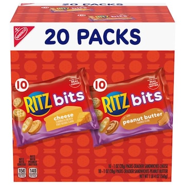 Ritz Cracker Sandwiches, Bits, Cheese/Peanut Butter