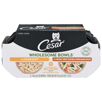 Cesar Wholesome Bowls Dog Food, Canine Cuisine