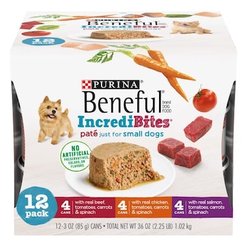 Beneful IncrediBites Small Breed Wet Dog Food Variety Pack, IncrediBites Pate