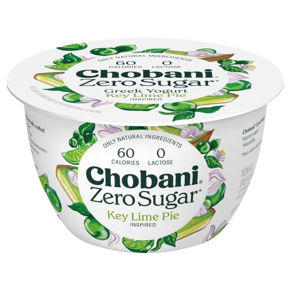 Chobani Greek Yogurt, Nonfat, Zero Sugar, Key Lime Pie Publix Super