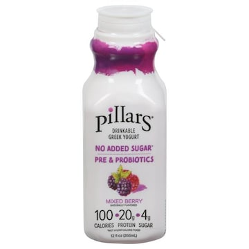 Pillars Drinkable Yogurt, Mix Berry