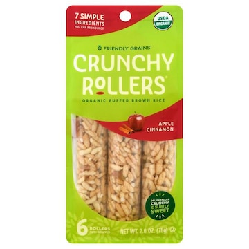 Friendly Grains Crunchy Rollers, Apple Cinnamon