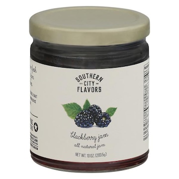 Southern City Flavors Jam, All Natural, Blackberry