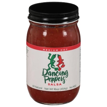 Dancing Peppers Salsa, Medium Hot