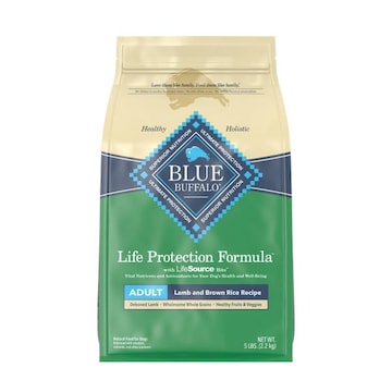 Blue Buffalo BLUE Life Protection Formula Natural Adult Dry Dog Food, Lamb and Brown Rice