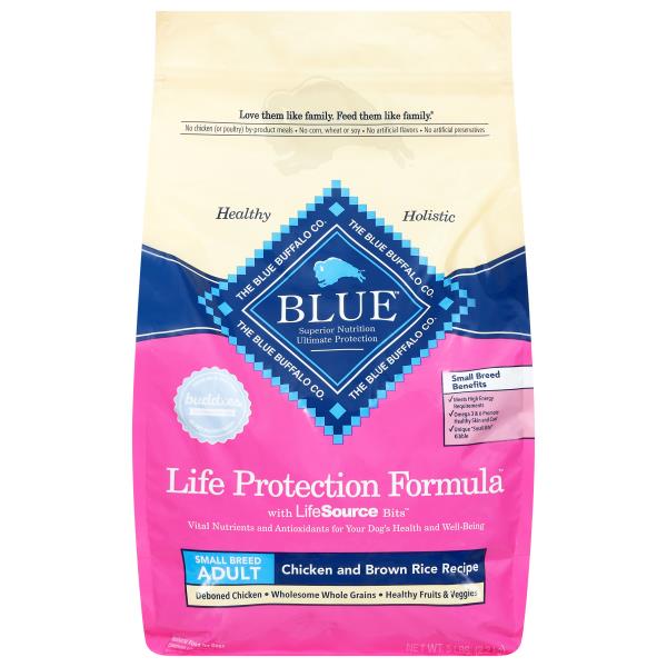 Blue Buffalo Blue Food for Dogs Chicken and Brown Rice Recipe Life Protection Formula Small Breed Adult Publix Super Markets