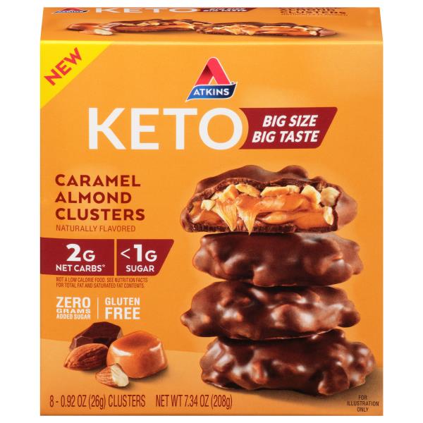 Atkins Clusters, Keto, Caramel Almond Publix Super Markets