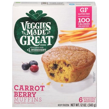 Veggies Made Great Muffins, Carrot Berry