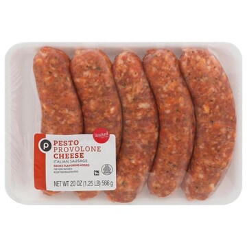 Publix Pesto Provolone Cheese, Italian Sausage; Limited Edition