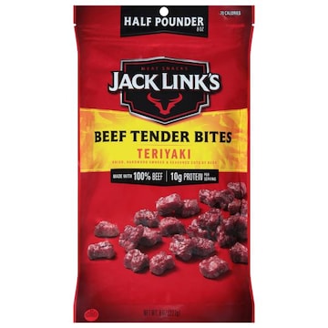 Jack Link's Beef Tender Bites, Teriyaki, Half Pounder