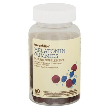 GreenWise Melatonin Gummies, Natural Blackberry Flavor