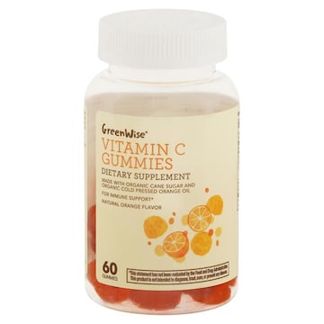 GreenWise Vitamin C Gummies, Natural Orange Flavor