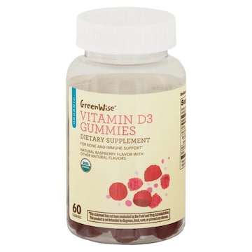 GreenWise Vitamin D3 Gummies, Organic, Raspberry
