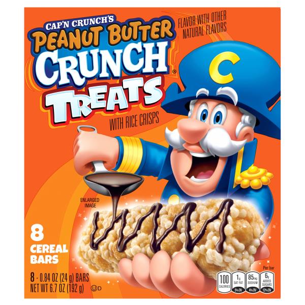 Cap'n Crunch's Cereal Bar, Peanut Butter Crunch, With Rice Crisps 