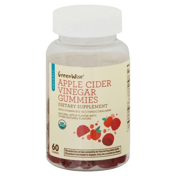 GreenWise Apple Cider Vinegar Gummies, Organic Publix Super Markets