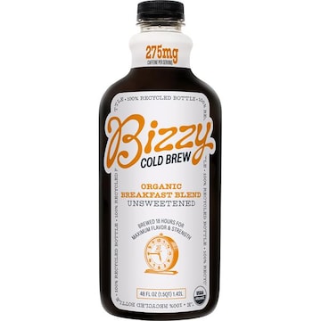 Bizzy Cold Brew, Organic, Breakfast Blend, Unsweetened
