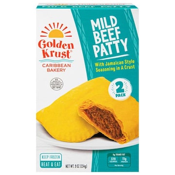 Golden Krust Patty, Beef, Mild, 2 Pack