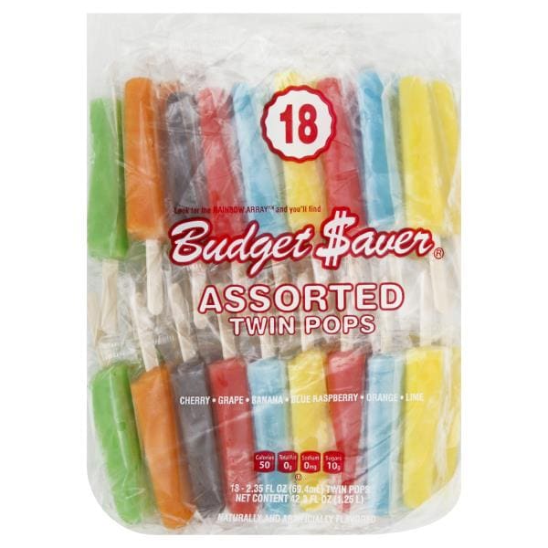 Budget Saver Twin Pops, Assorted | Publix Super Markets