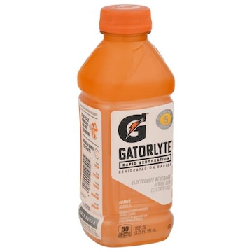 Gatorade Gatorlyte Rapid Rehydration Electrolyte Beverage Orange 20 Fl Oz Bottle