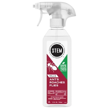 Stem Kills Ants, Roaches & Flies, Plant-based Active Ingredient Insecticide, 12 fl oz