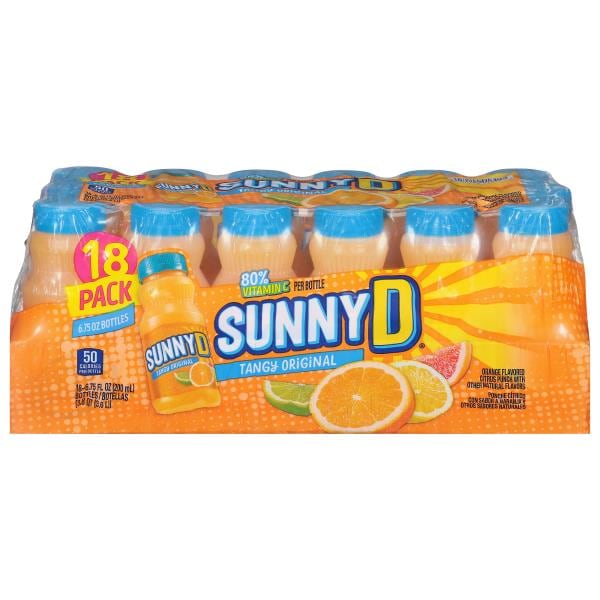Sunny D Citrus Punch, Tangy Original, 18 Pack | Publix Super Markets