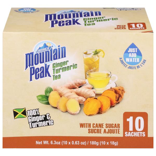 Jamaica Mountain Peak Tea, Ginger Turmeric Publix Super Markets