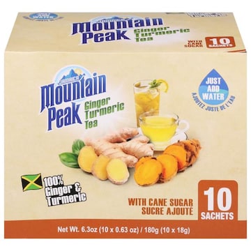 Jamaica Mountain Peak Tea, Ginger Turmeric