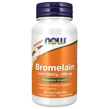 NOW Bromelain, 500 mg, Veg Capsules