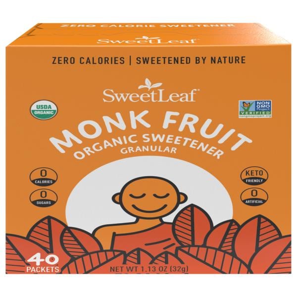 SweetLeaf Monk Fruit Sweetener, Organic, Granular | Publix Super Markets