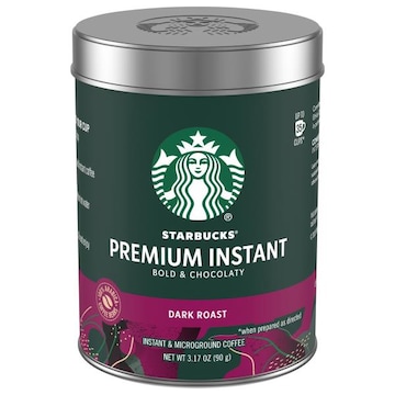 Starbucks Coffee, Instant & Microground, Premium, Dark Roast