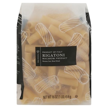 Publix Premium Rigatoni Bronze Cut, Slow Dried, Product of Italy