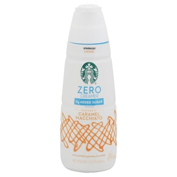 Starbucks Coffee Creamer, Caramel Macchiato, Zero Creamer
