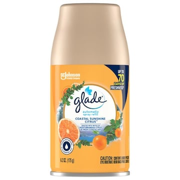 Glade Automatic Spray Refill, Air Freshener, Coastal Sunshine Citrus™, 6.2 oz