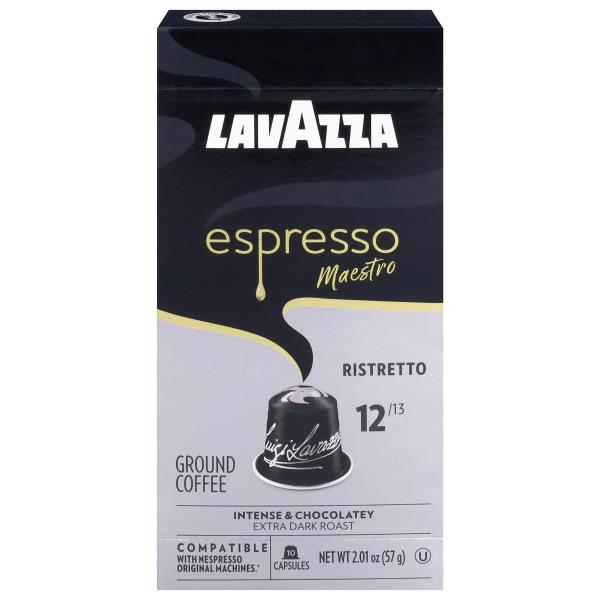 Lavazza Espresso Maestro Ground Capsules Extra Dark Roast