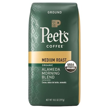 Peet's Coffee & Tea Alameda Morning Blend Organic Dark Roast Ground Coffee - 10.5oz Bag