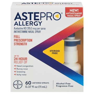 Astepro Nasal Spray, Antihistamine, Full Prescription Strength, Allergy