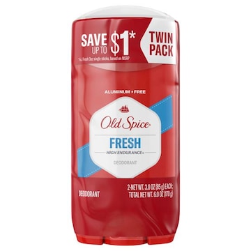 Old Spice High Endurance Fresh Deodorant Twin Pack