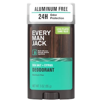 Every Man Jack Deodorant, Aluminum Free, Sea Salt + Citrus