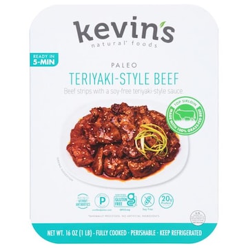 Kevin's Natural Foods Beef, Teriyaki-Style, Paleo