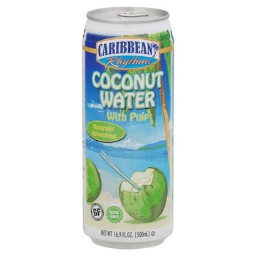 Caribbean Rhythms Coconut Water, with Pulp