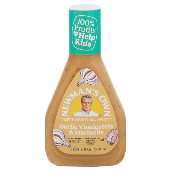 Newman's Own Dressing, Garlic Vinaigrette & Marinade Publix Super Markets