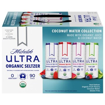 Michelob Ultra Hard Seltzer, Organic, Essential Colleciton